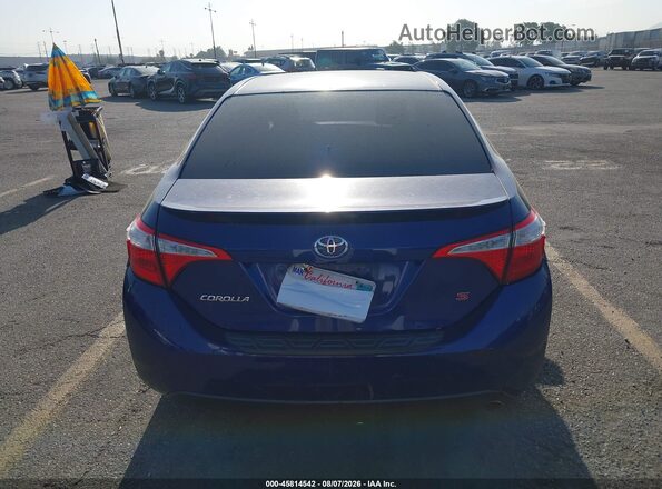 5YFBURHE4GP467245 2016 TOYOTA COROLLA Синий 