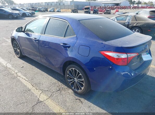 5YFBURHE4GP467245 2016 TOYOTA COROLLA Синий Задняя левая четверть