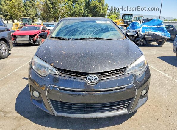 5YFBURHE4GP488869 2016 TOYOTA COROLLA Black Vista frontal