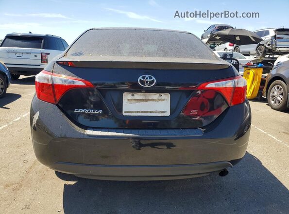 5YFBURHE4GP488869 2016 TOYOTA COROLLA Black Vista trasera