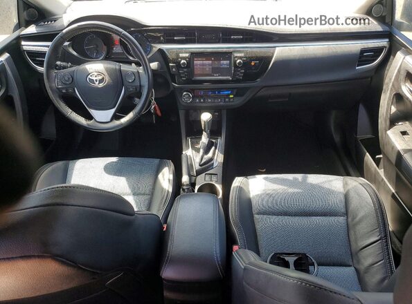5YFBURHE4GP488869 2016 TOYOTA COROLLA Black Vista del salpicadero