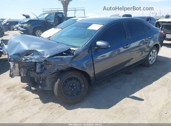 5YFBURHE4GP498320 2016 TOYOTA COROLLA Серый Передняя левая четверть