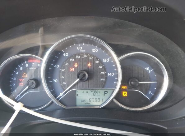 5YFBURHE4GP498320 2016 TOYOTA COROLLA Серый Вид задних сидений