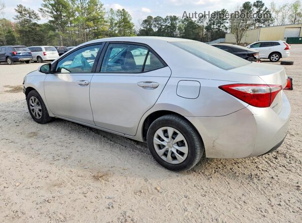 5YFBURHE4GP501314 2016 TOYOTA COROLLA Silver Հետևի ձախ