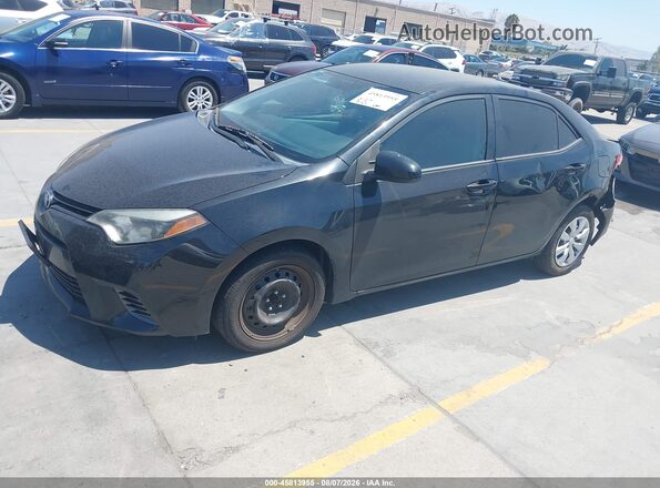5YFBURHE4GP505301 2016 TOYOTA COROLLA Black Передня ліва чверть