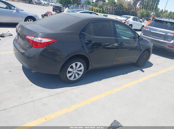 5YFBURHE4GP505301 2016 TOYOTA COROLLA Black Задня права чверть