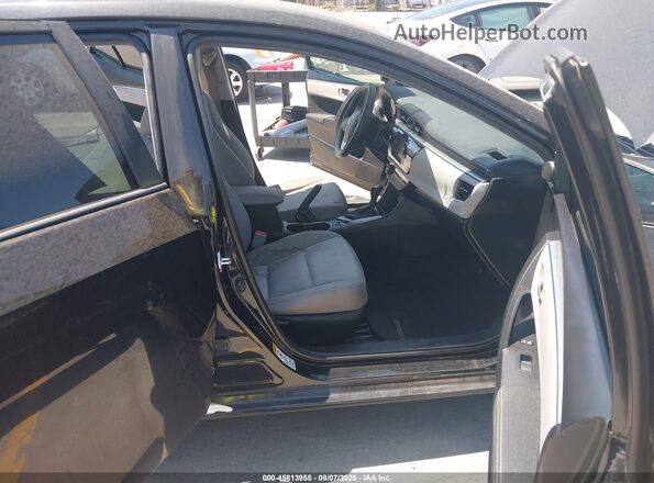 5YFBURHE4GP505301 2016 TOYOTA COROLLA Black Вид салону спереду