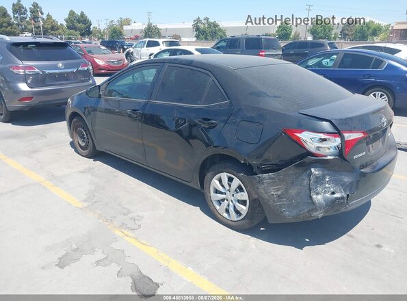 5YFBURHE4GP505301 2016 TOYOTA COROLLA Black Вид спереду