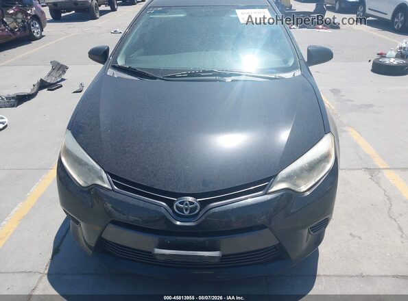 5YFBURHE4GP505301 2016 TOYOTA COROLLA Black Вид задньої частини салону