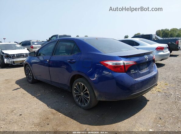 5YFBURHE4GP508988 2016 TOYOTA COROLLA Blue Задня ліва чверть