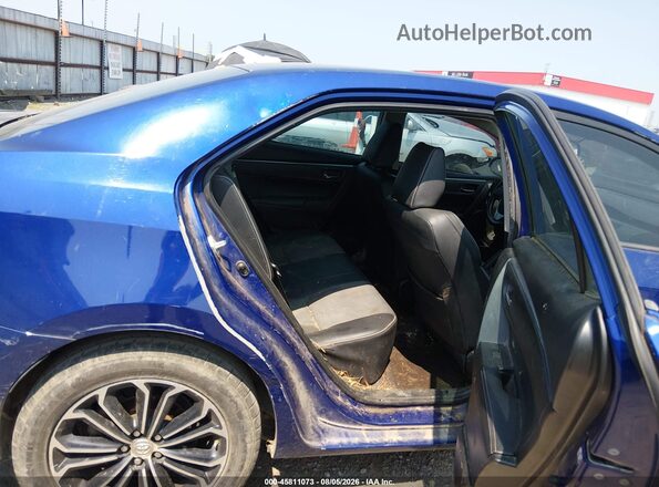 5YFBURHE4GP508988 2016 TOYOTA COROLLA Blue Вид наклейки з VIN-кодом
