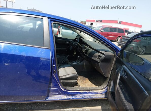 5YFBURHE4GP508988 2016 TOYOTA COROLLA Blue Вид салону спереду