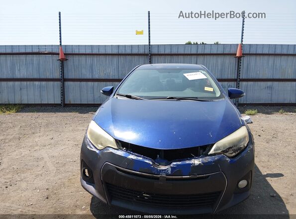 5YFBURHE4GP508988 2016 TOYOTA COROLLA Blue Вид щитка приладів