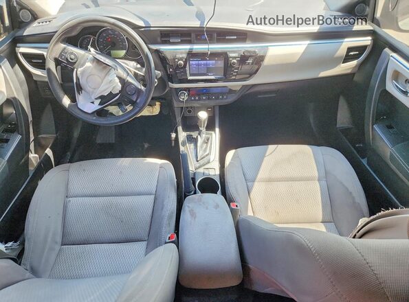5YFBURHE4GP527170 2016 TOYOTA COROLLA Silver წინა პანელის ხედი