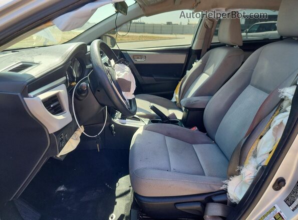 5YFBURHE4GP527170 2016 TOYOTA COROLLA Silver წინა სალონის ხედი