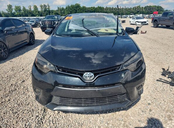 5YFBURHE4GP534295 2016 TOYOTA COROLLA Black Widok zestawu wskaźników