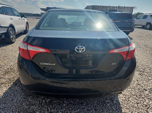 5YFBURHE4GP534295 2016 TOYOTA COROLLA Black Widok wnętrza z tyłu