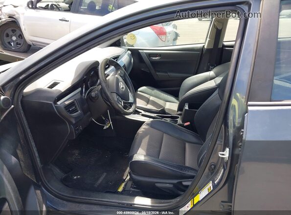 5YFBURHE4GP540386 2016 TOYOTA COROLLA Gray Սալոնի դիմացի տեսք