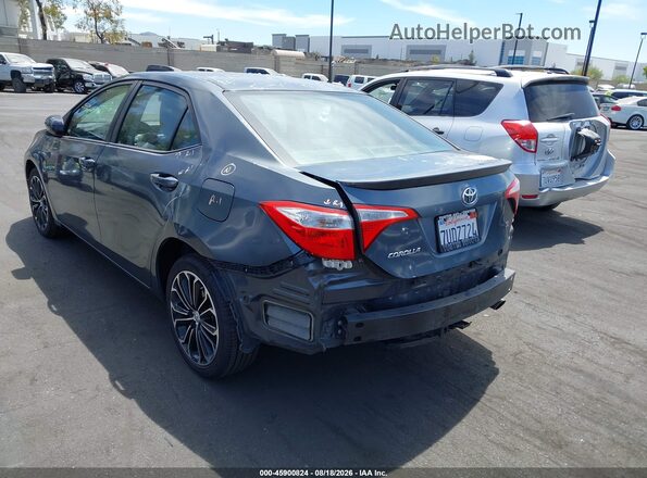 5YFBURHE4GP540386 2016 TOYOTA COROLLA Gray Դիմացի տեսք