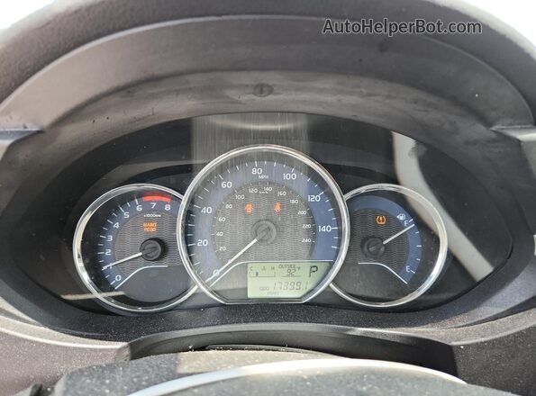 5YFBURHE4GP563005 2016 TOYOTA COROLLA White Instrument cluster view