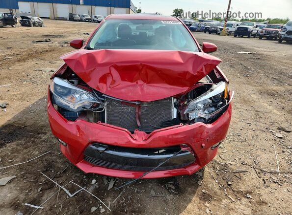 5YFBURHE4GP566812 2016 TOYOTA COROLLA Red წინა ხედი