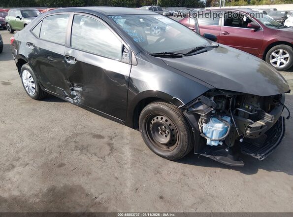 5YFBURHE4HP571686 2017 TOYOTA COROLLA Black Front view