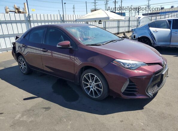 5YFBURHE4HP573101 2017 TOYOTA COROLLA Burgundy Delantero derecho