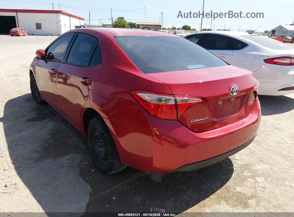 5YFBURHE4HP591825 2017 TOYOTA COROLLA Бордовый Задняя левая четверть