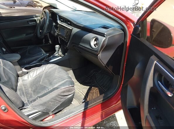 5YFBURHE4HP591825 2017 TOYOTA COROLLA Бордовый Вид салона спереди