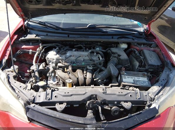 5YFBURHE4HP591825 2017 TOYOTA COROLLA Бордовый Вид сзади