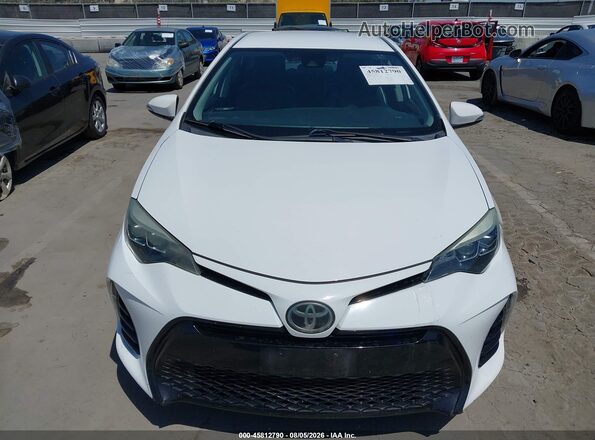 5YFBURHE4HP674655 2017 TOYOTA COROLLA White Widok zestawu wskaźników