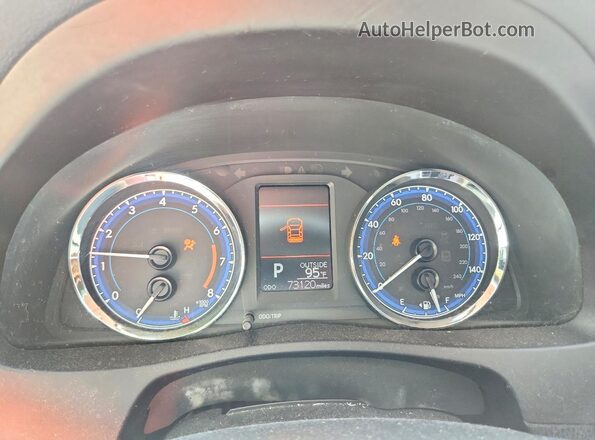 5YFBURHE4HP684652 2017 TOYOTA COROLLA White Вид щитка приладів