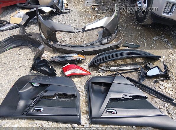 5YFBURHE4JP751403 2018 TOYOTA COROLLA Brown Instrument cluster view