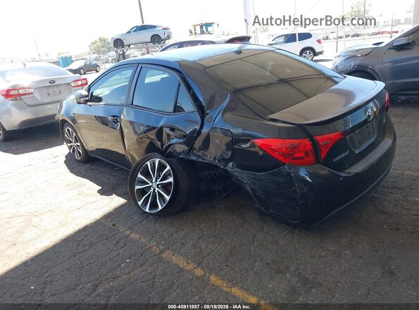 5YFBURHE4JP771473 2018 TOYOTA COROLLA Black Задня ліва чверть