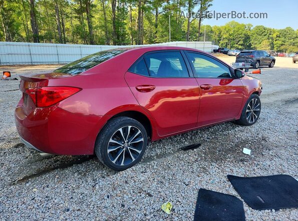 5YFBURHE4JP799080 2018 TOYOTA COROLLA Red Tył prawy