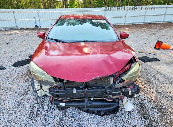 5YFBURHE4JP799080 2018 TOYOTA COROLLA Red Widok z przodu
