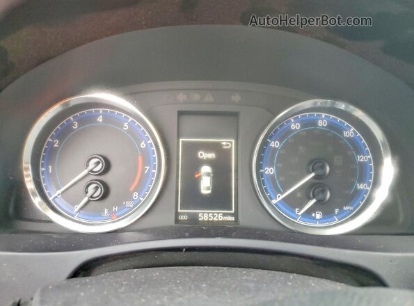 5YFBURHE4KP885104 2019 TOYOTA COROLLA Silver Widok zestawu wskaźników
