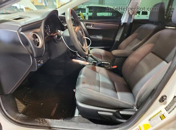 5YFBURHE4KP926136 2019 TOYOTA COROLLA White წინა სალონის ხედი