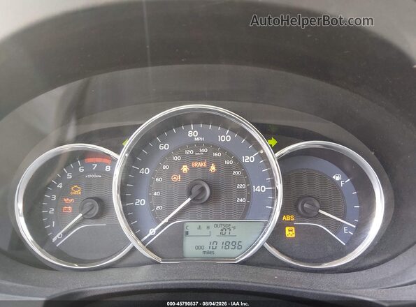 5YFBURHE5GP395634 2016 TOYOTA COROLLA Gray Вид задніх сидінь