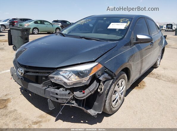 5YFBURHE5GP395634 2016 TOYOTA COROLLA Gray Передня ліва чверть