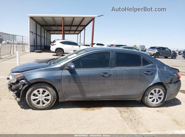 5YFBURHE5GP395634 2016 TOYOTA COROLLA Gray 