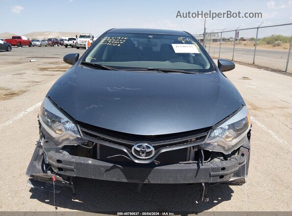 5YFBURHE5GP395634 2016 TOYOTA COROLLA Gray Вид задньої частини салону