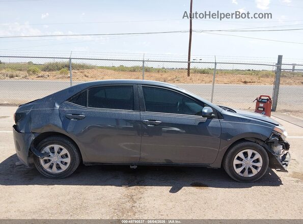 5YFBURHE5GP395634 2016 TOYOTA COROLLA Gray Панорамний вид салону 360°
