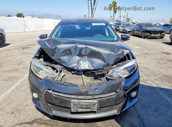 5YFBURHE5GP485995 2016 TOYOTA COROLLA Black Front view