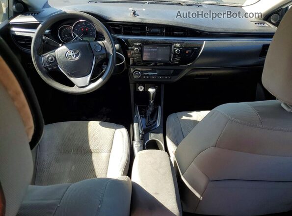5YFBURHE5GP488119 2016 TOYOTA COROLLA White Առջևի վահանակի տեսք