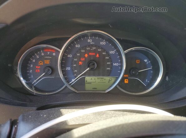 5YFBURHE5GP496592 2016 TOYOTA COROLLA Серебряный Вид щитка приборов