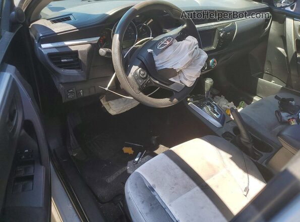 5YFBURHE5GP496592 2016 TOYOTA COROLLA Серебряный Вид панели приборов