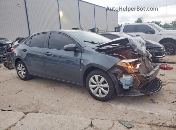5YFBURHE5GP526898 2016 TOYOTA COROLLA Серый Передняя правая четверть