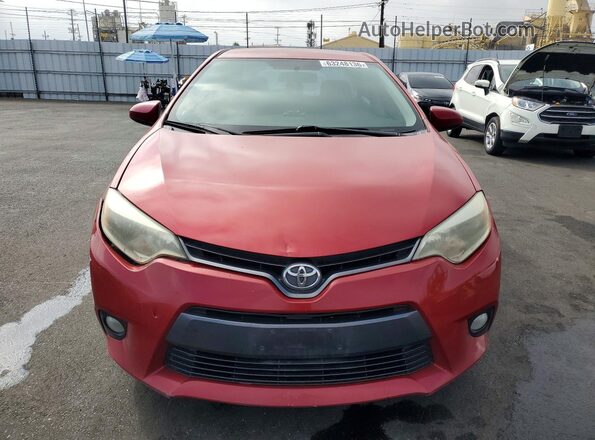 5YFBURHE5GP533608 2016 TOYOTA COROLLA Red Front view