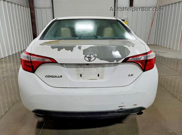 5YFBURHE5GP567970 2016 TOYOTA COROLLA White Հետևի տեսք